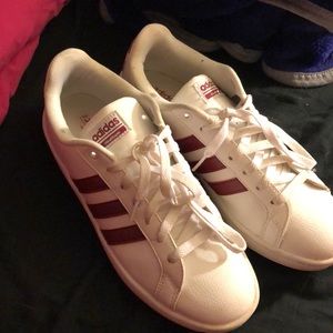 ADIDAS RED STRIPE SHOES
